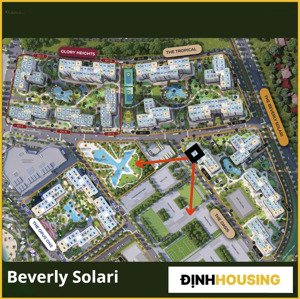 bán 2pn 59m2 beverly solari view quảng trường - hàng độc quyền chỉ 1 căn duy nhất