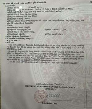 bán nhà mặt tiền nội bộ cư xá phú lâm a, p12, quận 6