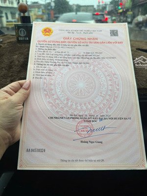 giao bán lô đất đẹp tại xã yên bài ba vì | cơ hội đầu tư hiếm