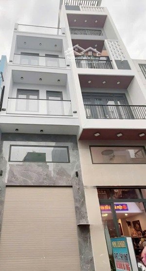 mặt tiền hẻm 10m kinh doanh đông - 5 tầng full mới xây