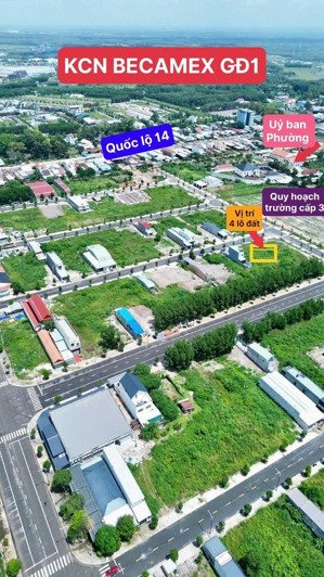 bán 4 lô liền kề gần chợ minh thành sát góc tại becamex chơn thành giai đoạn 2