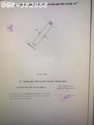 Cần tiền bán gấp lô đất mặt tiền Phường Dị Sử, Hưng Yên, DT 116m2, giá đầu tư