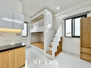 cho thuê căn hộ mini cửa sổ trời trang bị sẵn giường tầng ngay nguyễn thái sơn