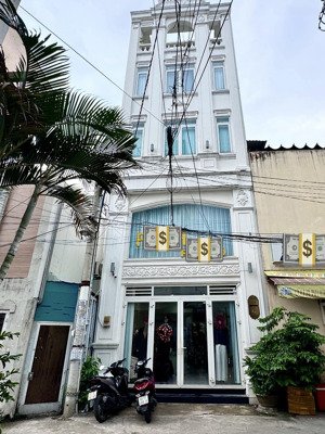 khu phan xich long, 5 tầng - 50m2 - 4pn. căn góc 4 mặt thoáng - full nt- 