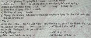 Nhà 2 tầng 4x8m 451/24/14G Xô Viết Nghệ Tĩnh 4.68 tỷ