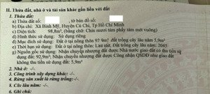 bán đất 99m2, 2,1 tỷ tại huỳnh thị dần, bình mỹ, củ chi 