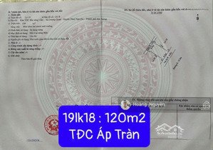 bán lô biệt thự 120m trục đường 26m tdc áp tràn gần tthc thủy nguyên và kcn vsip