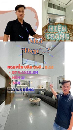 nhà vị trí đẹp hẻm thẳng 1 trục nguyễn văn quá q12 | bên hông galaxy nvq | nhỉnh nhẹ 3t