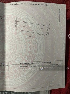 bán lô 395m2 tại xuân thủy ,kim bôi, gần khu suối khoáng giá chỉ 800tr lh 