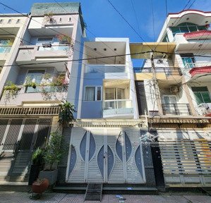 sát mặt tiền hẻm xe tải 8m thông - 4 tầng mới (có vỉa hè) - 64m2 (4.2x15.5) a4 - tặng nội thất