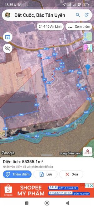 bán đất tại xã đất cuốc, bắc tân uyên, bình dương, 68,9 tỷ, 55355m2 - hot