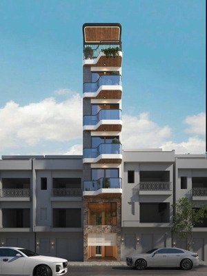 bán tòa văn phòng 7 tầng mặt phố hồng tiến - vỉa hè 10m - 29.45 tỷ