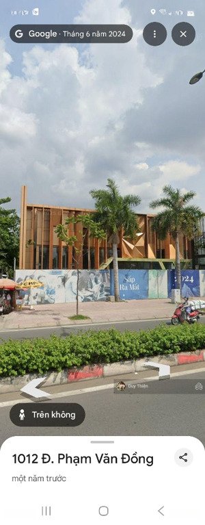 chính chủ cho thuê nhà mt đường phạm văn đồng. dt 25x45 trống suốt. giá thuê 110tr. lh. 