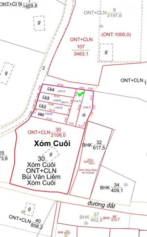 khách cần bán gấp dt 114m full thổ cư ,đất vuông vắn bằng phẳng