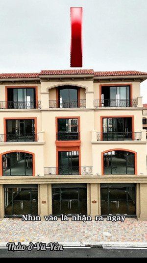 shophouse thiết kế đẹp nhất vinhomes vũ yên, rẻ nhất pk đảo thiên đường phong cách địa trung hải