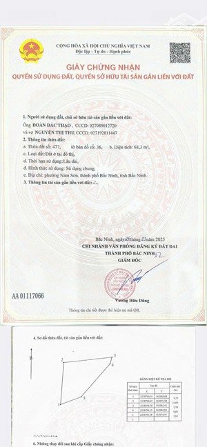 đất nền lô góc 69m2 tại đường đàm văn tiết, phường nam sơn, bắc ninh, 2,55 tỷ bán gấp