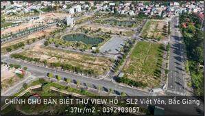 ⭐️CHÍNH CHỦ BÁN BIỆT THỰ VIEW HỒ – SL2 Việt Yên, Bắc Giang - 37tr/m2 - 0392903057