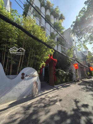 biệt thự 2 mặt tiền trước sau võ thị sáu, dtcn 399m2, 1 hầm, 4 tầng, giá 112,5 tỷ tl