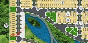 chính chủ bán lô đất trục shophouse kẹp vệt cây xanh, view đối diện công viên, kênh sinh thái