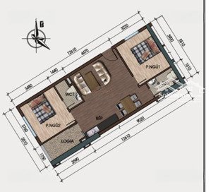 căn hộ nguyên bản 2 phòng ngủ 2wc ~70m2 tim tường tại kđt thanh hà 3 toà trong hh01 giá chỉ 3tỷ0xx