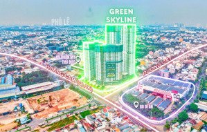 căn hộ hạng sang green skyline, 62 triệu /m2, 39 m2, 1pn, 1wc tại quốc lộ 1k, dĩ an, bình dương