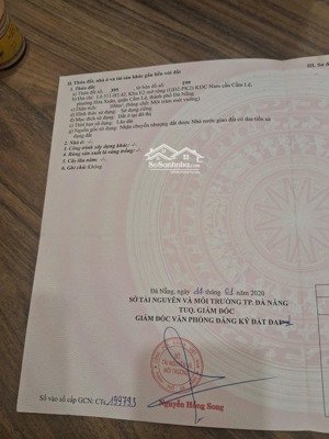 cần bán nhanh lô đất đường 10m5 phạm hữu nghi - hòa xuân