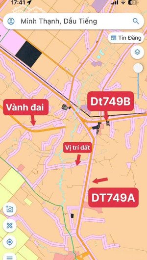 cơ hội cho gia đình! thổ cư dầu tiếng 100m² - dân trí cao, tiện đưa đón con đi học