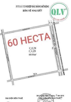 BÁN ĐẤT KCN BÀU BÀNG MỞ RỘNG, BD (BĐ135) – 60,9 HA