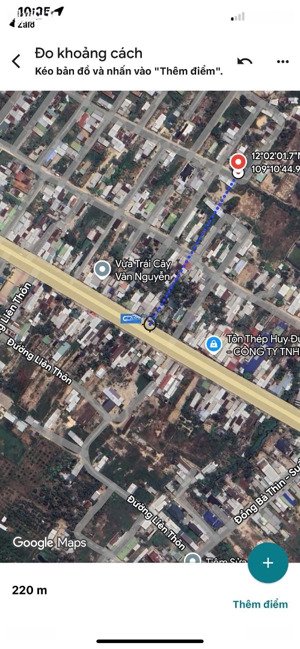 chính chủ bán lô đất siêu đẹp tại thôn tân quý xã cam thành bắc, cam lâm, khánh hoà 