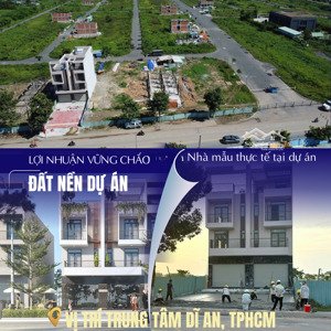 cần bán dự án đông bình dương vị trí ngay công viên, trường cấp 1,2 chỉ 1,290 tỷ xây nhà ở ngay