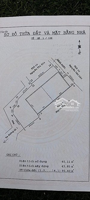 nhà riêng 90m2 tại khu trung tâm