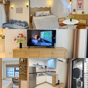 bán căn hộ 1pn+ 47m2 full nội thất cao cấp, sổ hồng riêng. full giỏ hàng anh chị lựa chọn ở vinhome