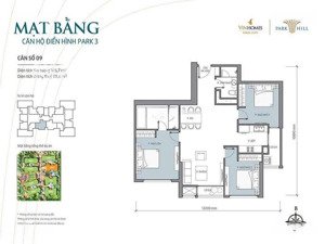 park hill bán căn 3n 106m2 toà p3 - bếp thông logia cực thoáng - tầng trung view đẹp - chỉ 13,5 tỷ