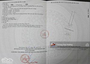 bán đất đường 22m kdc phú hồng thịnh 6, bình an, dĩ an - 6,2 tỷ tl