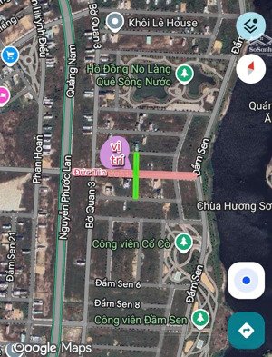 bán lô đất kẹp vệt cây xanh b2.130 đường đức tín- hoà quý đồng nò, ngũ hành sơn, đà nẵng