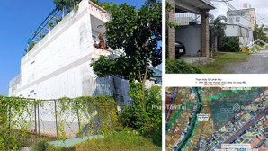 cạnh chợ bình chánh chủ bán đất ngang 8m hướng đông 160m2 lô góc hẻm ô tô thông ra lê khả phiêu ql1