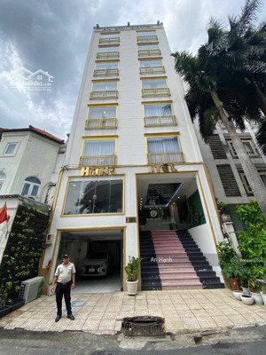 hạ giá 10 tỷ! bán khách sạn hoàng việt, tân bình. dt 8,1 x 20(9 tầng - hđt 190 triệu/th) giá 45 tỷ