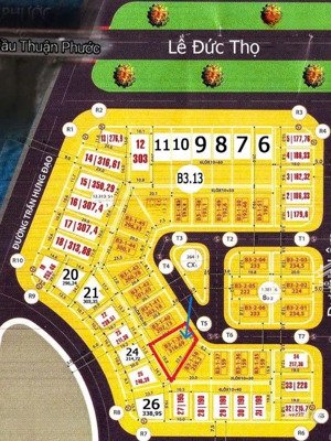 bán lô đất 320m2 đường phan bá vành siêu vip nở hậu tài lộc giá đầu tư chỉ 64tr/m2 duy nhất