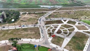 siêu phẩm đất đấu giá x1 đông cao vị trí vàng mê linh nằm giữa cầu thượng cát & cầu hồng hà