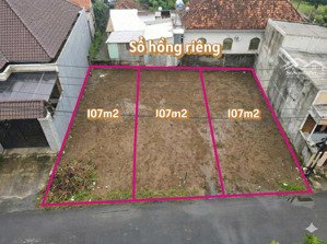 đất đường an bình xã an tịnh tây ninh, dt 107m2 giá 650 triệu ngay ngã 3 an khương - sổ hồng riêng