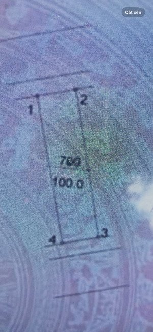 bán đất đấu giá ceo sài sơn quốc oai | 100m2 | 2 mặt tiền ô tô | mt 5m | giá tốt, sđcc, sẵn gd