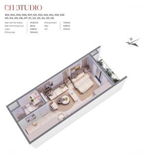 1,5xx tỷ/căn studio view quảng trường - dự án vic grand square việt trì. hỗ trợ sang tên ngay