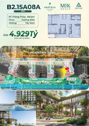 căn hộ biển 2pn chuẩn resort 5 sao view biển ngay trung tâm bãi cháy|imperia holiday hạ long