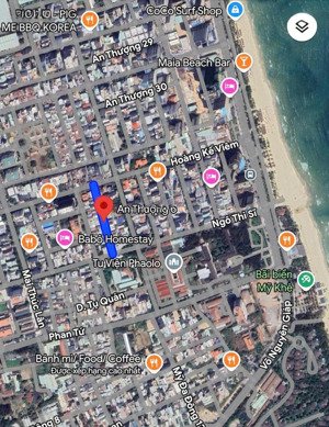 bán lô đất tặng nhà lõi an thượng, 50m đến phố đi bộ và cách biển chỉ 150m - kinh doanh du lịch