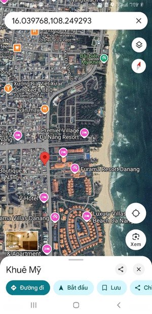 lô đất 140m2(7x20m) vị trí đắc địa 2mt đường biển võ nguyên giáp gần sát ngay bãi tắm biển giá tốt