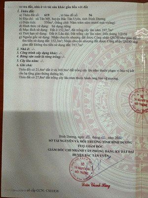 bán lô góc diện tích lớn mặt tiền đt746 - gần trường học nơi sầm uất khu bắc tân uyên