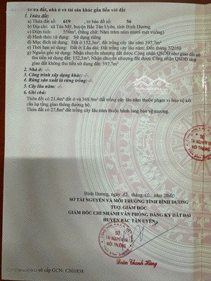 bán lô đất góc mặt tiền đt746 vị trí đẹp, tiềm năng sinh lời cao