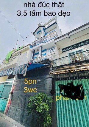 bán nhà hẻm 4m phan anh, q bình tân - 4x10m - 4 tầng - 5.05 tỷ chốt. lh: 