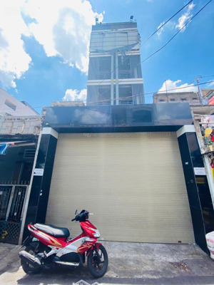 bán nhà 6 tầng có thang máy ngay mặt tiền nơ trang long, 99m2, giá bán 17,5 tỷ ( chốt )