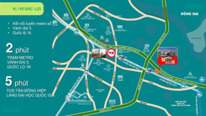 thanh toán 1,48 tỷ sở hữu nhà phố ngay vành đai 3 và liền kề tuyến metro số 1
